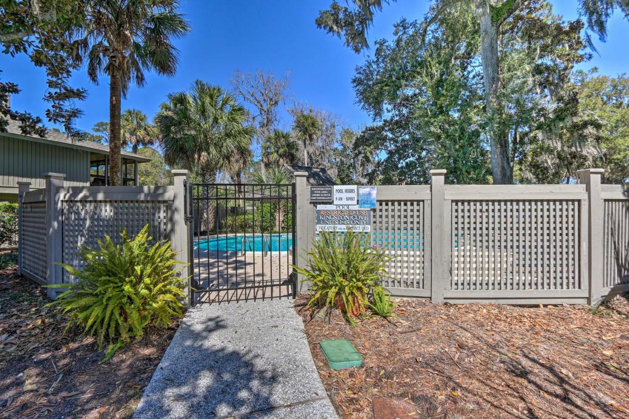 Coastal Oasis With Pool - Walk To Coligny Beach Park Hilton Head Island Eksteriør bilde