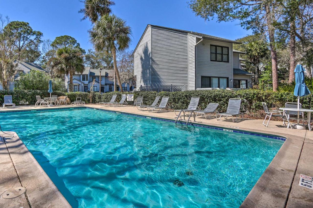 Coastal Oasis With Pool - Walk To Coligny Beach Park Hilton Head Island Eksteriør bilde