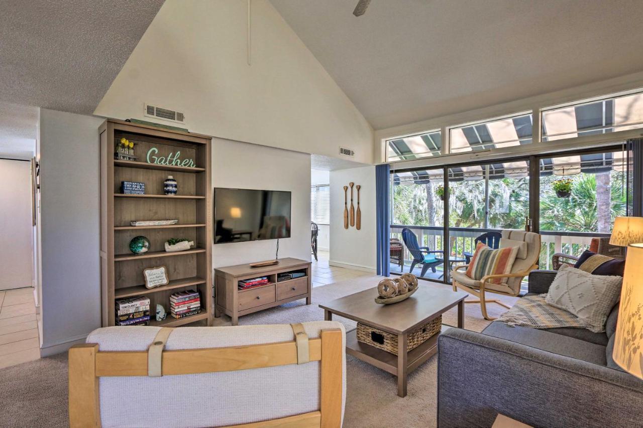 Coastal Oasis With Pool - Walk To Coligny Beach Park Hilton Head Island Eksteriør bilde