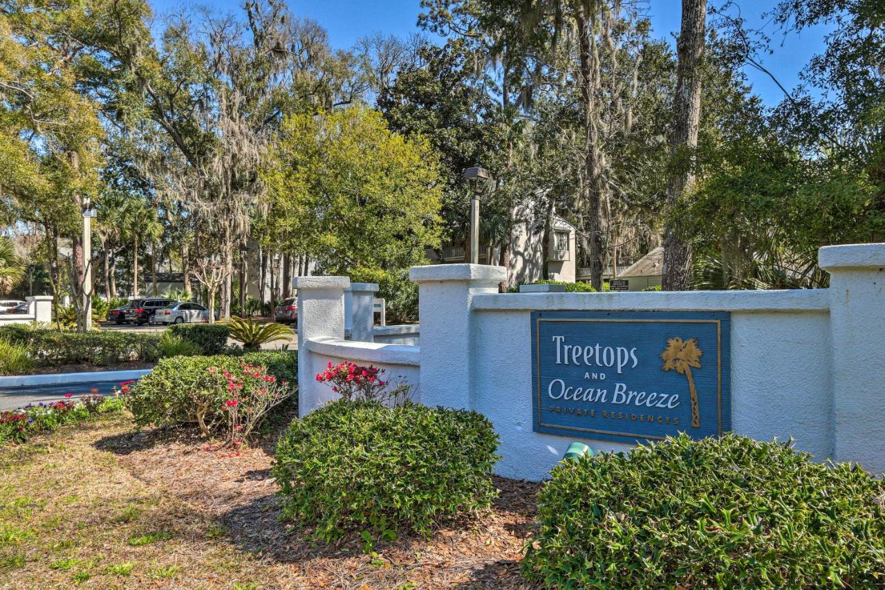 Coastal Oasis With Pool - Walk To Coligny Beach Park Hilton Head Island Eksteriør bilde